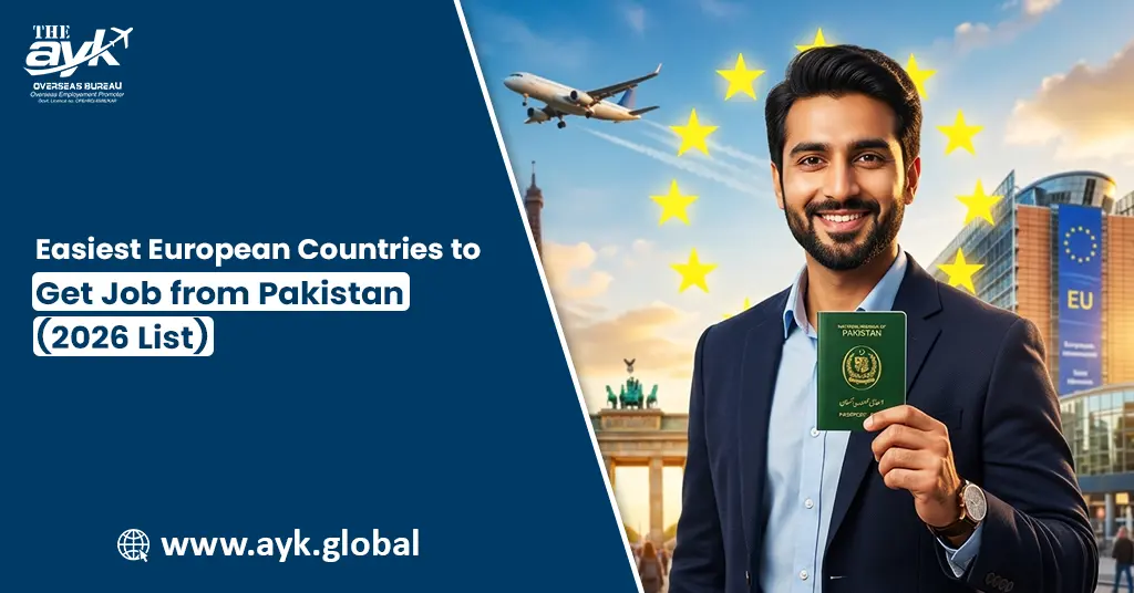 Easiest European Countries to Get Job from Pakistan (2026 List)